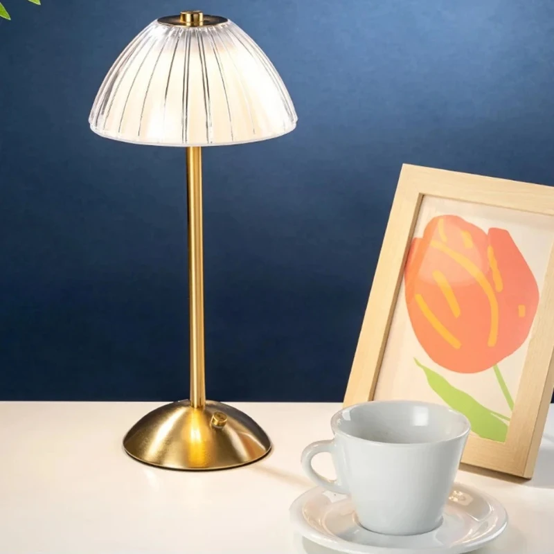 

Ретро-светильник в скандинавском стиле с LED-подсветкой, сенсорным управлением, 3 цветами, регулируемой яркостью, USB-зарядкой, ночник для спальни, кабинета, бара, декора стола