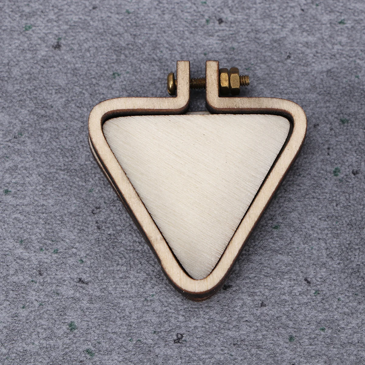 12 Stück Holz-Stickrahmen-Set, 5 cm, rund, Mini-Holzringe, Kreuzstich-Befestigungsrahmen, DIY, Nähen, Basteln, Hängedekoration