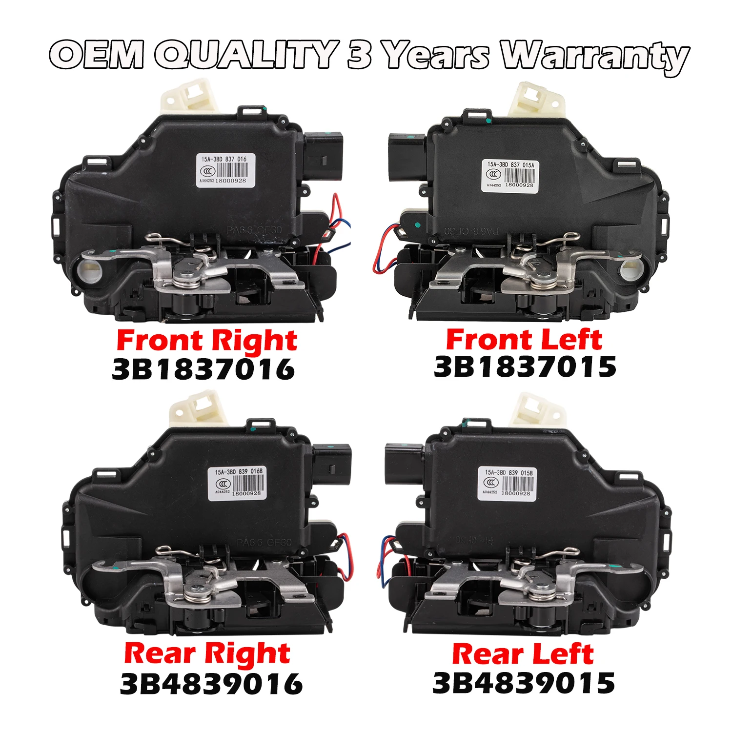 

3BD837016, 3BD837015, 3BD839016B, 3BD839015B OEM привод замка передней и задней левой и правой двери для VW Beetle, Golf Mk4, Passat B5