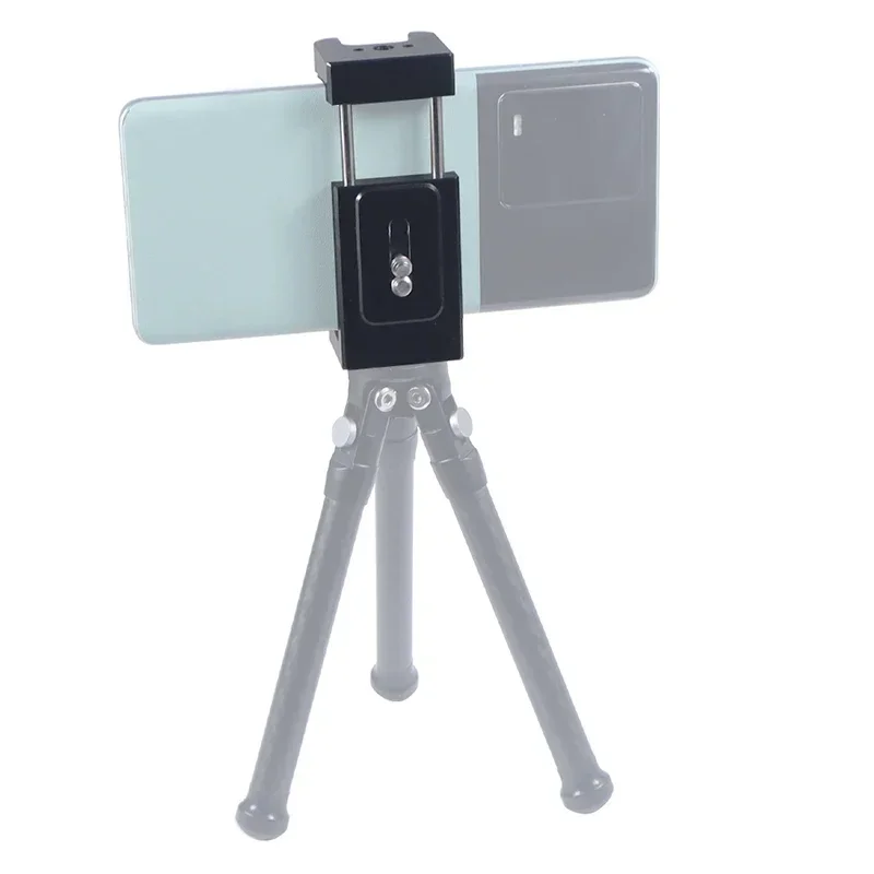 Soporte para banco de energía móvil, abrazadera de soporte SSD ajustable de 53-83mm, zapata fría de montaje rápido de 1/4 "para cámara DSLR, trípode para teléfono, Clip Vlog