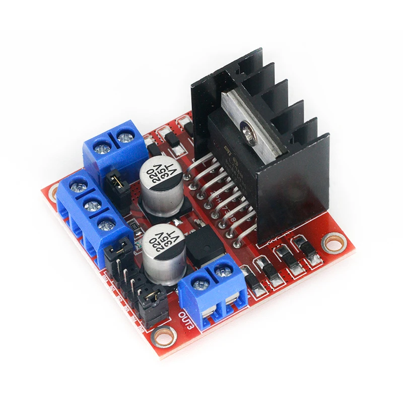 L298 Nieuwe Dual H Bridge Dc Stepper Motor Drive Controller Board Module L298N Voor Arduino Stappenmotor Slimme Auto Robot