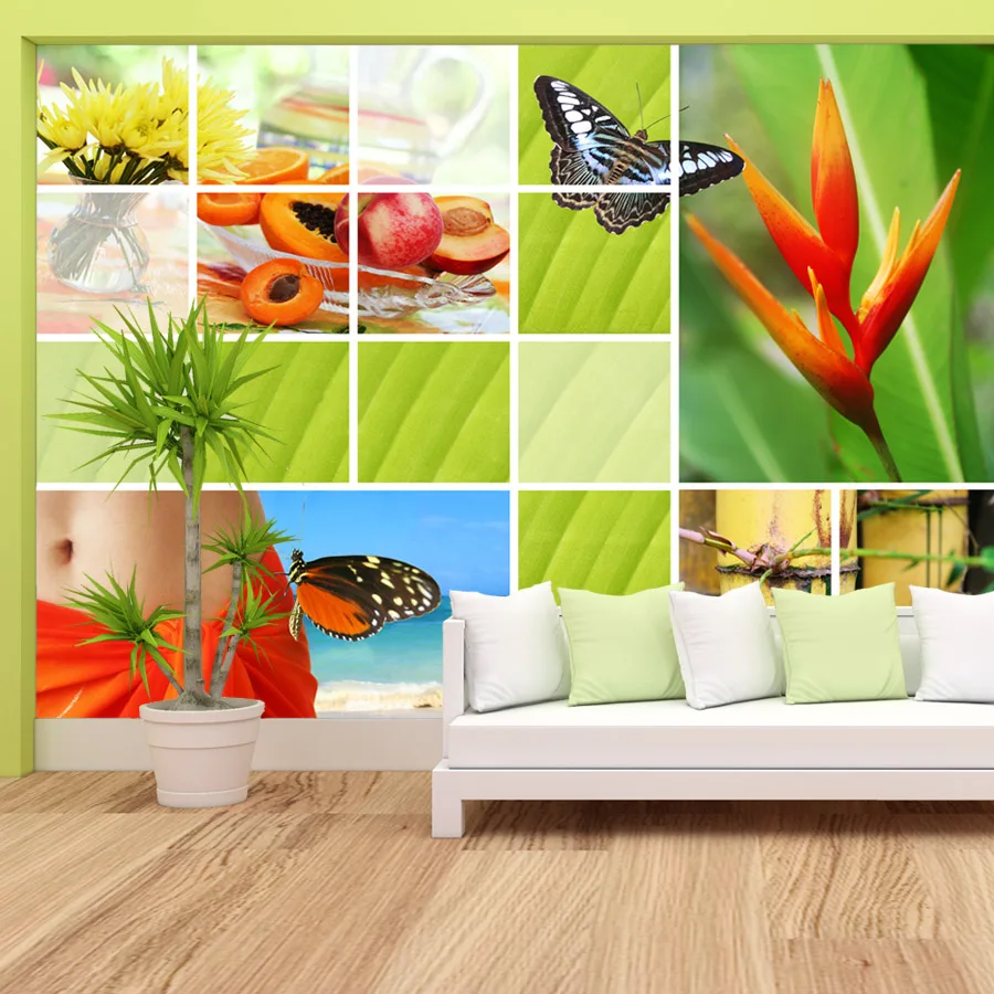 Carta da parati moderna personalizzata stacca e incolla per soggiorno Carte da parati a contatto Decorazioni per la casa SPA Ristrutturazione del salone di bellezza Murales di copertura