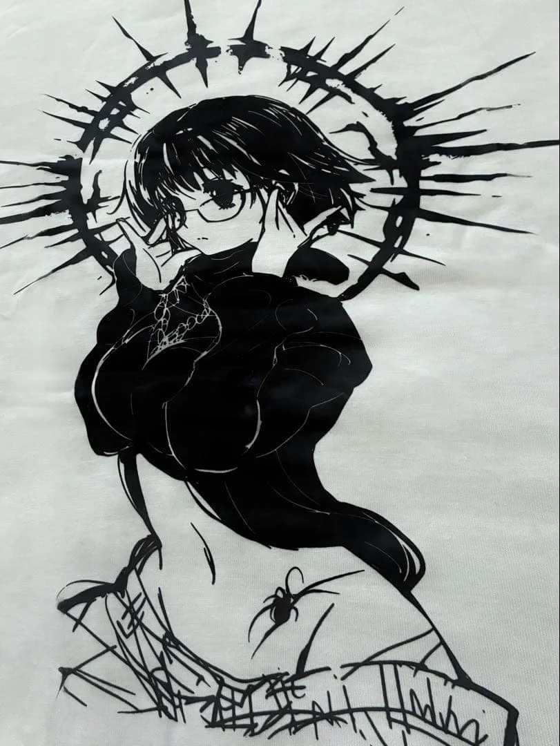 Hunter X Hunter Shizuku Hook Ups Style Vintage Grafik-T-Shirt aus Baumwolle für Herren und Damen, Streetwear-T-Shirt – Detail 11