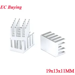 10pcs/1pc 19X13X11mm Heatsink Radiator Cooling Fin Cooler Aluminum Heat Sink for Transistor PCB PBC IC Chip LED 19*13*11mm
