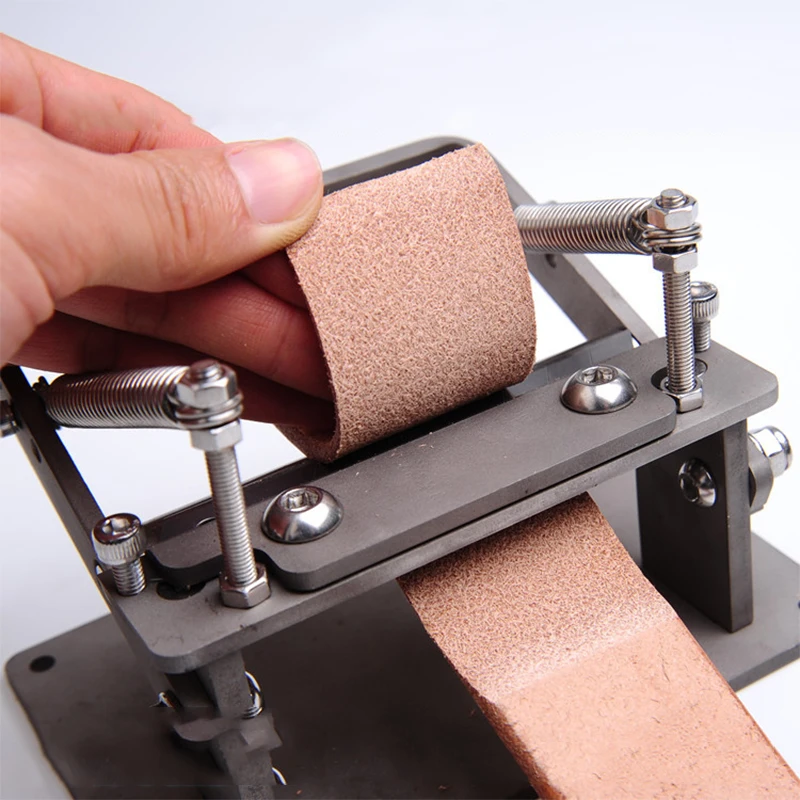 

Машина для разделения кожи из нержавеющей стали 304, ручная режущая машина «сделай сам», инструменты для подшипников качения, полуавтоматическая обработка кожи