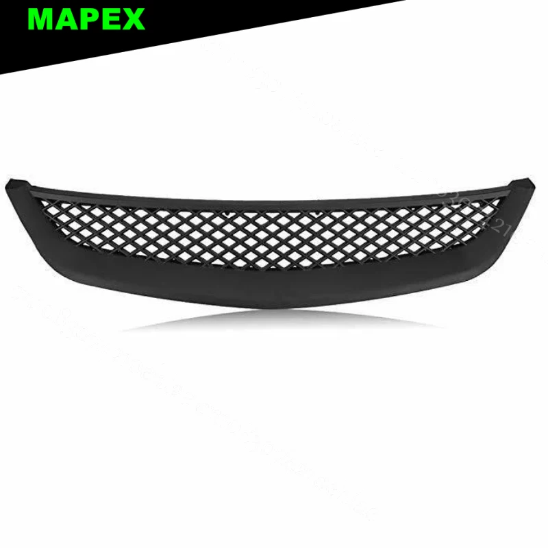 

Стайлинг автомобиля, передняя решетка, подходит для Honda Civic Sedan 2001-2003 годов, передняя сетчатая решетка и прозрачные линзы, противотуманные фары, лампы