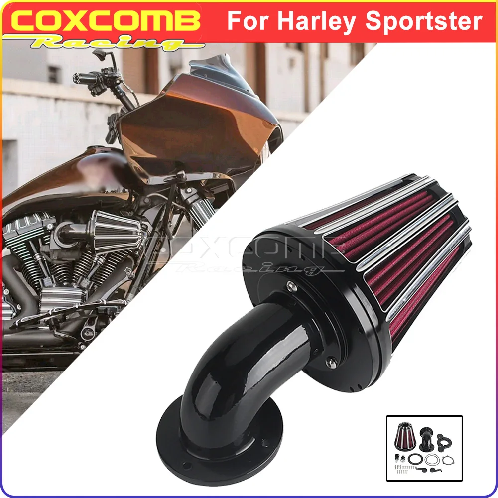 Air Filter For Harley Sportster XL883 XL883L XL883N XL1200L XL1200N XL1200C XL1200 Motorcycle Accessories Air Cleaner 2007-2012