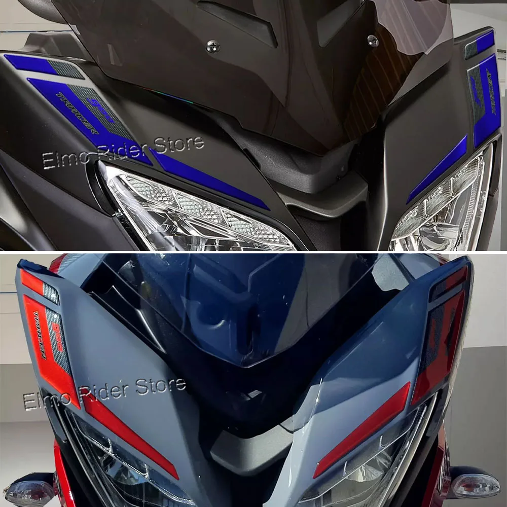 Pegatinas de protección delantera para motocicleta, pegatinas impermeables y resistentes a los arañazos, de resina 3D, para Yamaha Tracer 900, 2018-2020