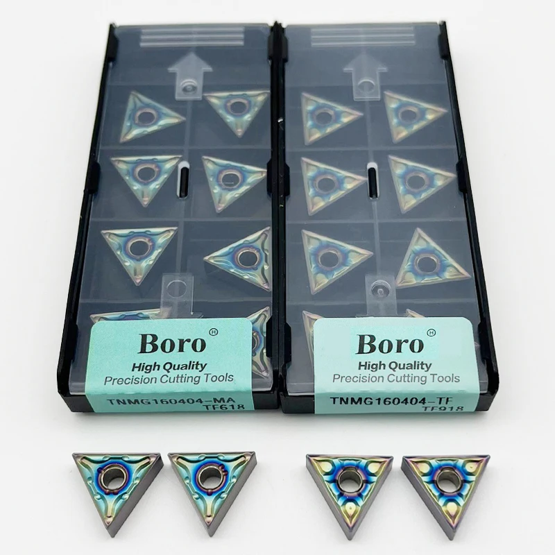 

TNMG160404 TNMG160408 MA MS TF618 Внешние токарные инструменты TNMG Твердосплавные вставки Токарный станок с ЧПУ для закаленной стали