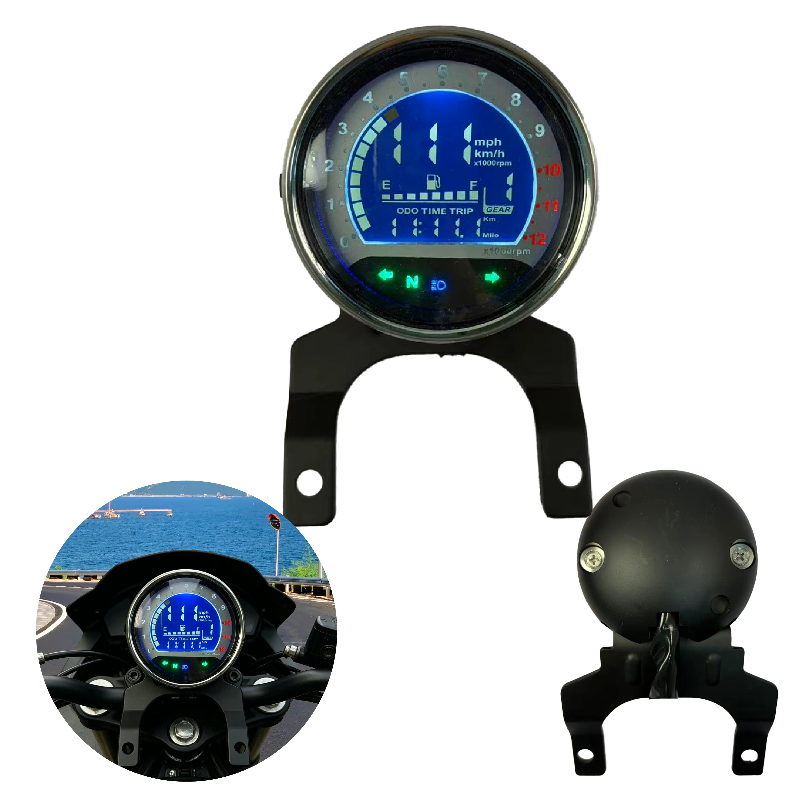 Nuevos Accesorios para Motocicleta, Velocímetro, Pantalla Digital LED, Tacómetro, Tablero de Instrumentos para Vento Rocketman 250 Thunderstar 250