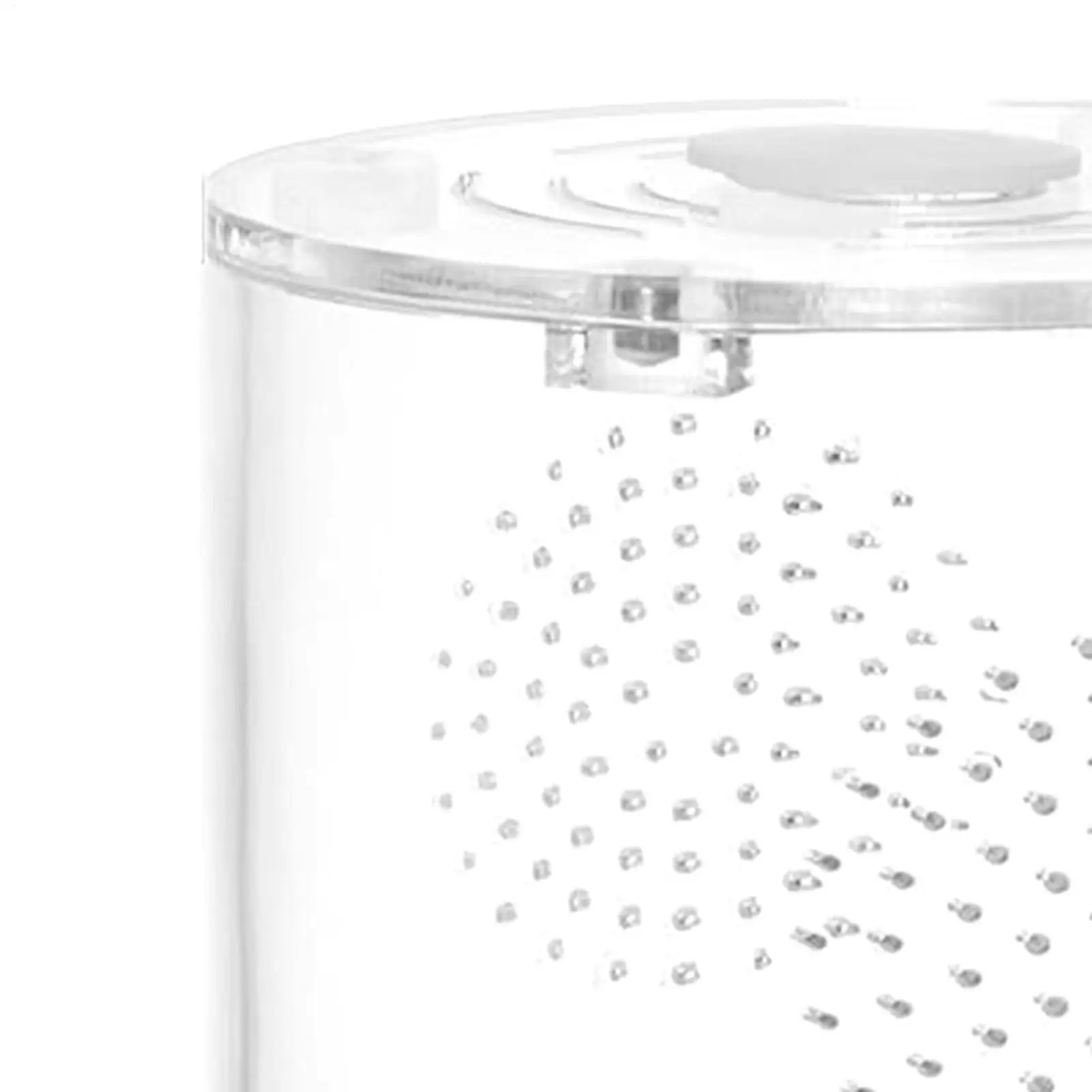 Isopod Enclosure 10.2x10.2x10.2cm Clear Acrylic Escape Proof Ventilation Stackable Reptile Terrarium Keeper For Hermit Crabs