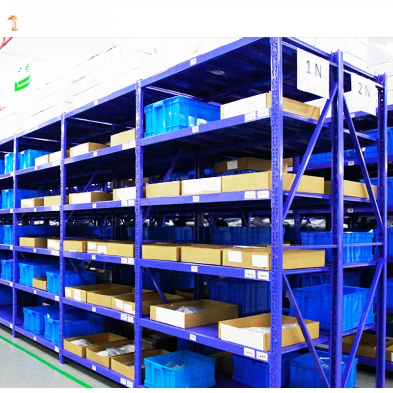 Industrial stacking heavy duty long span shelving estanteria storage metal shelf rack for warehouse