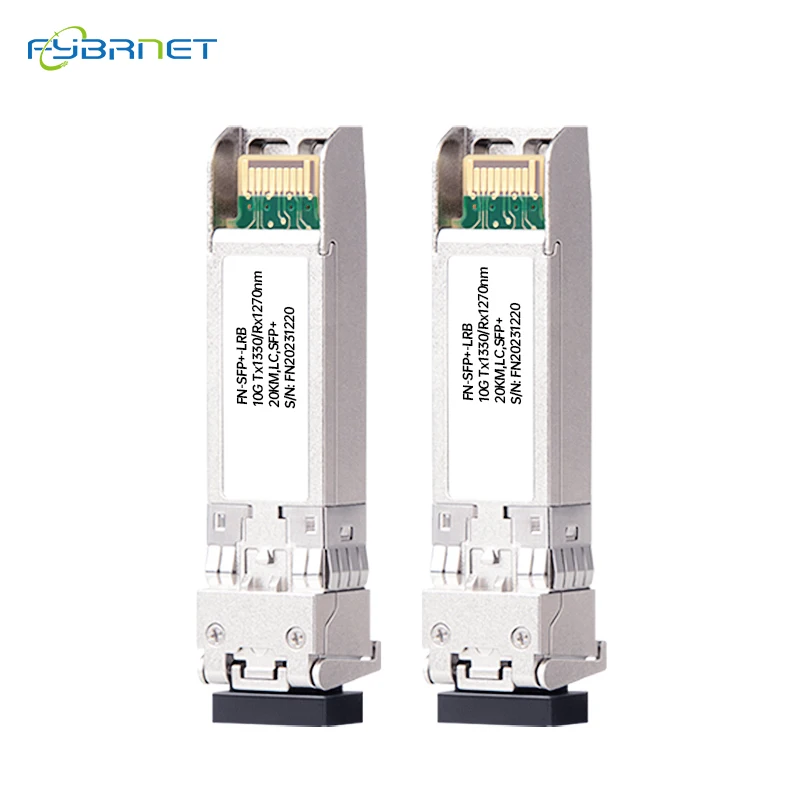 Imagem -05 - Módulo de Fibra Óptica Sfp Mais Simplex Monomodo Cisco Mikrotik Netgear 10g Bidi 20km 1270 1330nm 60km 80km 1490 1550nm