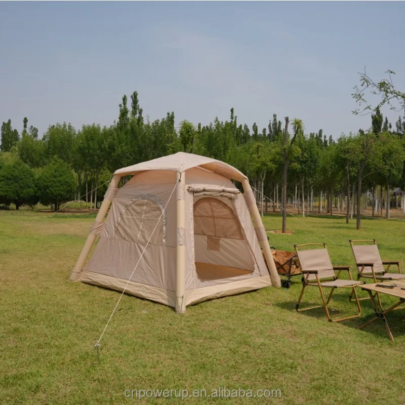 

YTYIN Customizable 2.15m Square Inflatable Tent 300D Oxford Fabric Outdoor Hiking Camping Tent