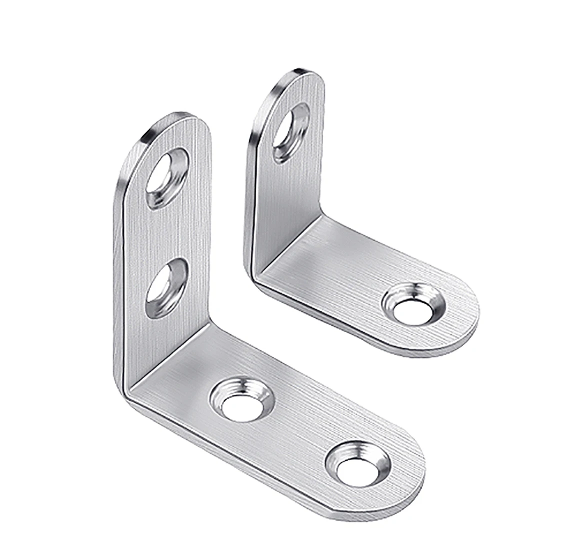 

L-shaped Stainless Steel Corner Code Hardware Corner Brackets 90 degrees Fixed Bracket Connector Furniture Accessories