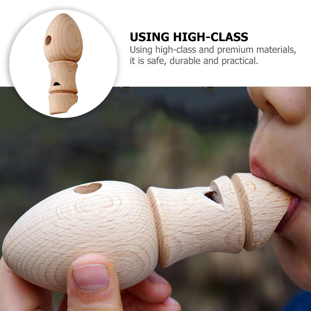 นกหวีดรถไฟไม้ที่น่ารักสำหรับเด็ก เครื่องดนตรีที่ผ่านการทดสอบเสียงคุณภาพสูงและทนทานต่อการสึกหรอสำหรับการแสดงและการเดินทาง