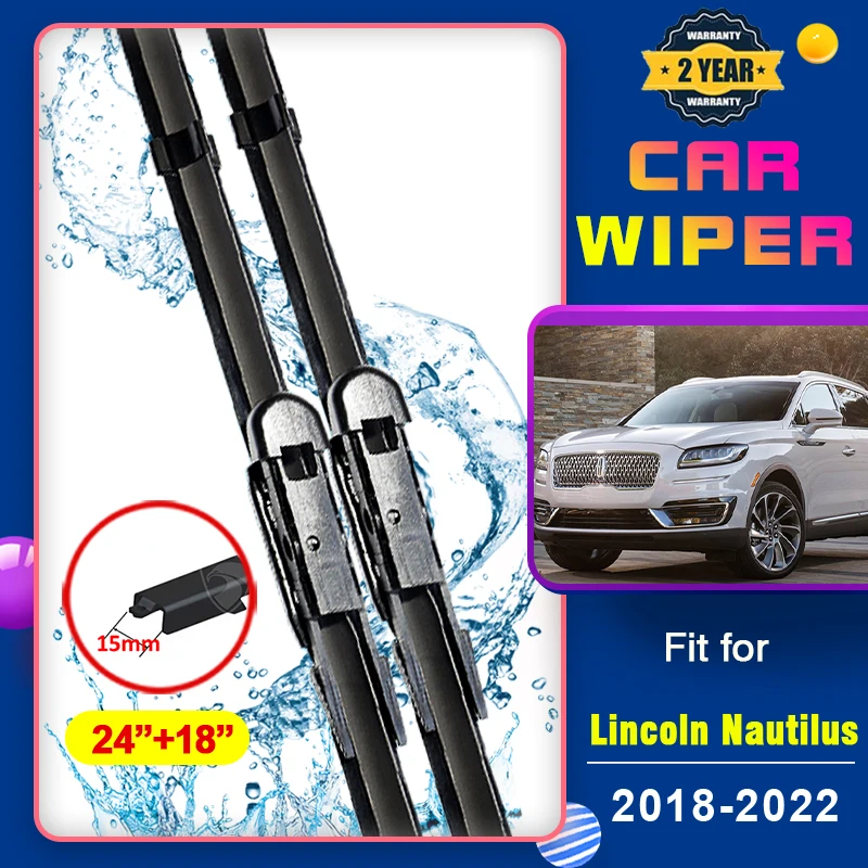 

Car Windscreen Wipers For Lincoln Nautilus 2018 2019 2020 2021 2022 Auto Front Hybrid Blade Wiper Bladewipers Car Accessories