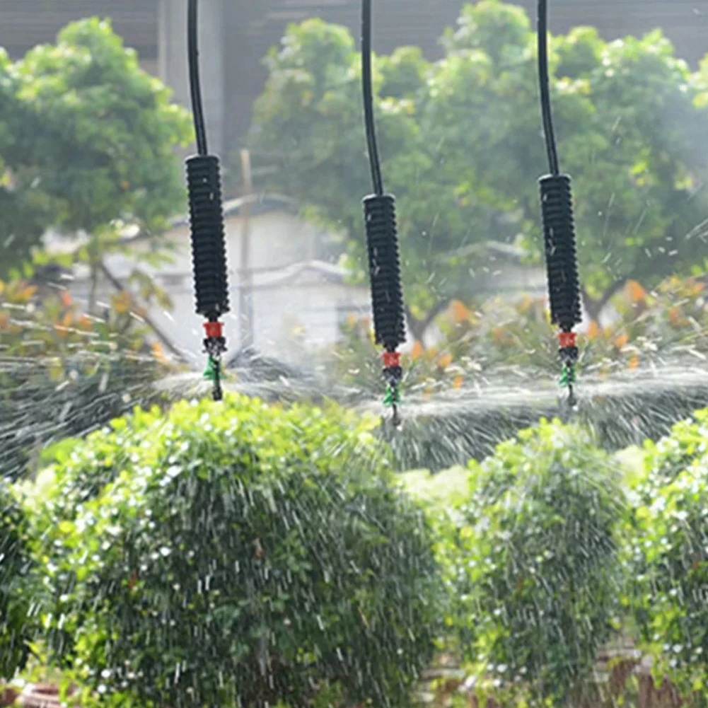 Drip Irrigation System Adjustable Connector Anti-drip Design For Greenhouse Irrigation Versatile Spray Radius Connector