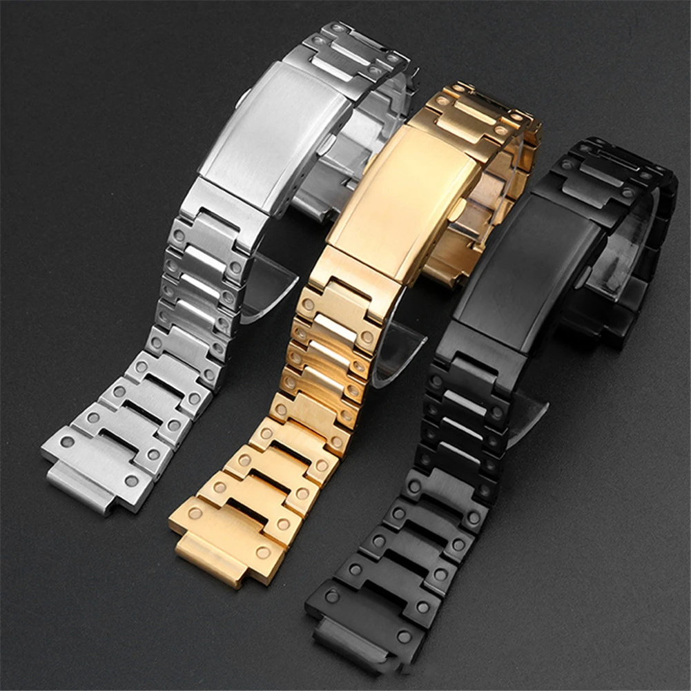 Watchband Stainless Steel For Casio G-SHOCK GM-110 Strap Band Sport Watch Accessories Bracelet Belt