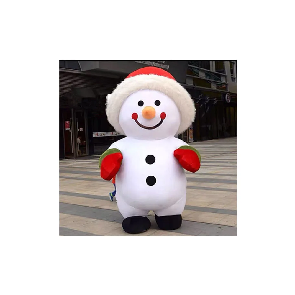 Can come to figure to sample custom inflatable cartoon doll inflatable doll walking cartoon clothing Christmas model