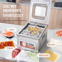 SucceBuy DZ-260A Chamber Vacuum Sealer with 15.7" Sealing Length Kitchen Vacuum Packing Machine for Home Foods Meats Marinades 6