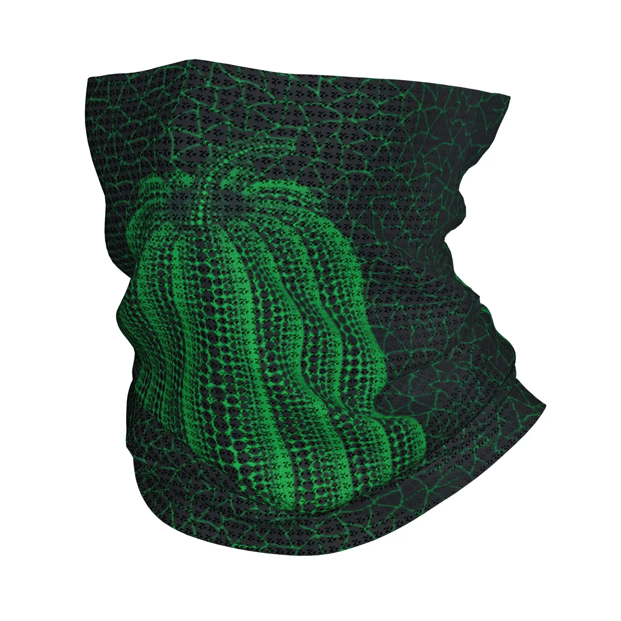 Custom Yayoi Kusama Abstract Art Pumpkin Bandana Winter Neck Warmer Men Windproof Wrap Face Scarf for Hiking  Gaiter Headband