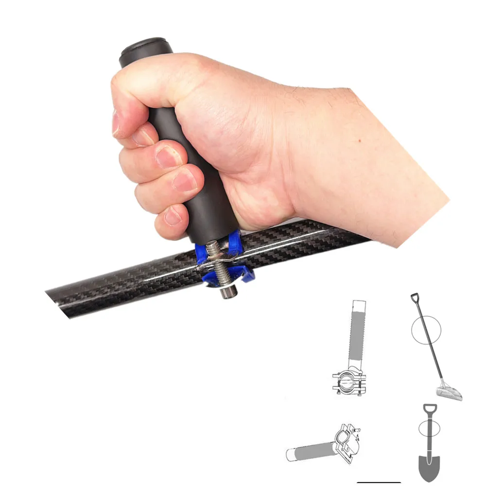 Metal Detecting Treasure Hunting Back Saver Pull Handle for Serious Beach Hunters Shovel Scoops Back Saving Universal Tool Grip
