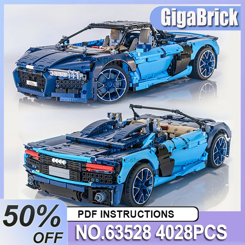 

High-end MOC 63528 Detailed Technical Super Sports Cool Car 42083 B Model Building Block Brick Puzzle DIY Toy Christmas Gift Kid