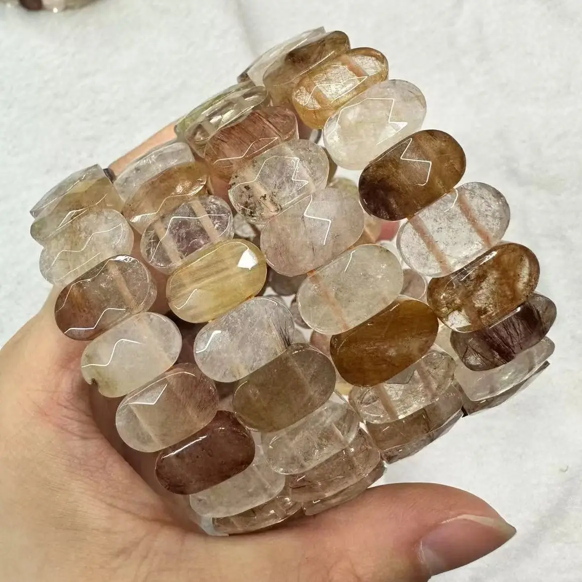 

AAA Natural Stone Good Quality Black Onxy Crystal Lapis Amethyst citrine 9*14mm Bracelet Bangle Charm Energy Couple Gift Jewelry