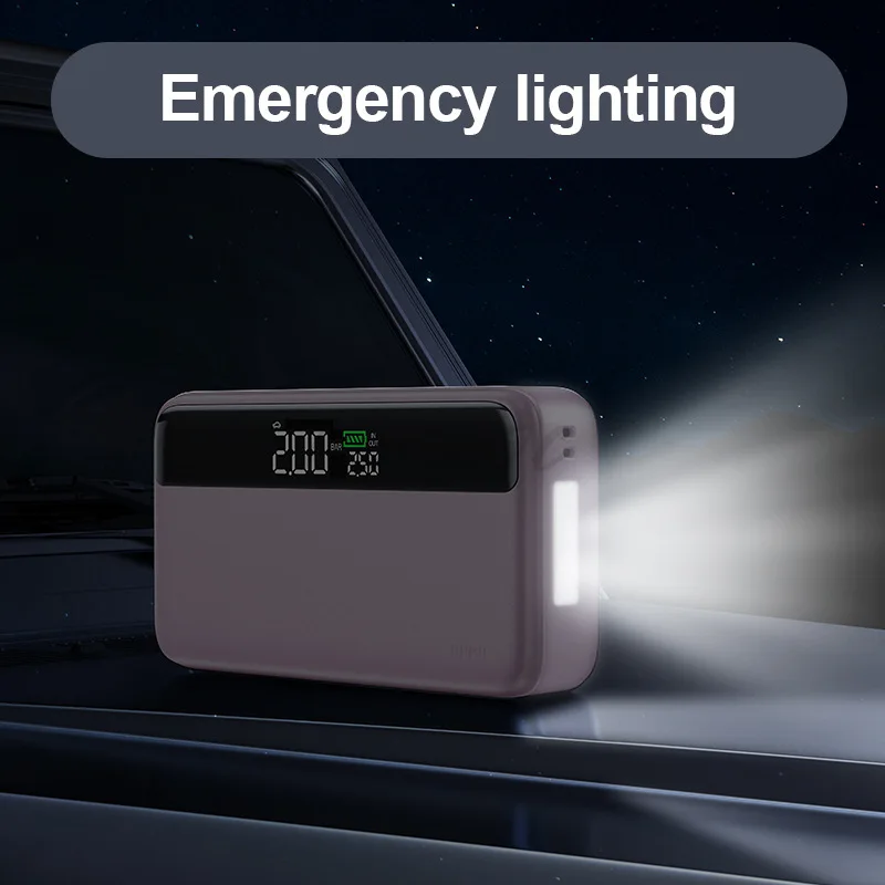 Car Emergency Starting Power Supply Inflation Pump Portable and Multifunctional Universal for Both Men and Women