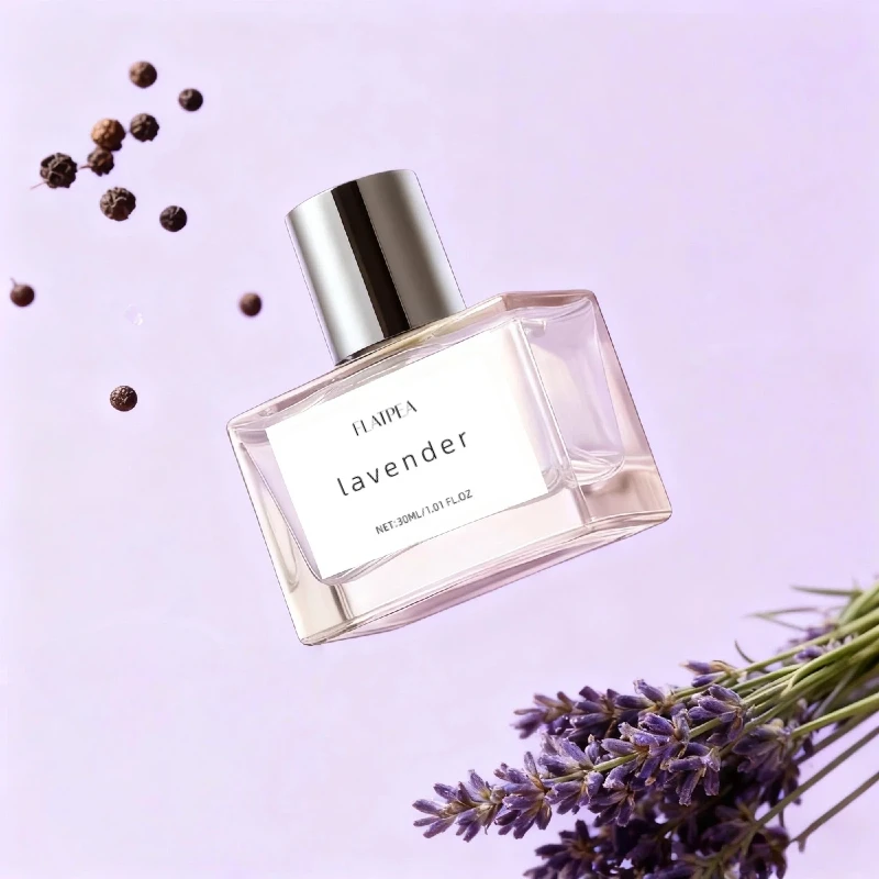 

30ml Lavender Floral Perfume Spray, Portable Long-Lasting Fragrance, Alcohol-Free Alluring Perfume