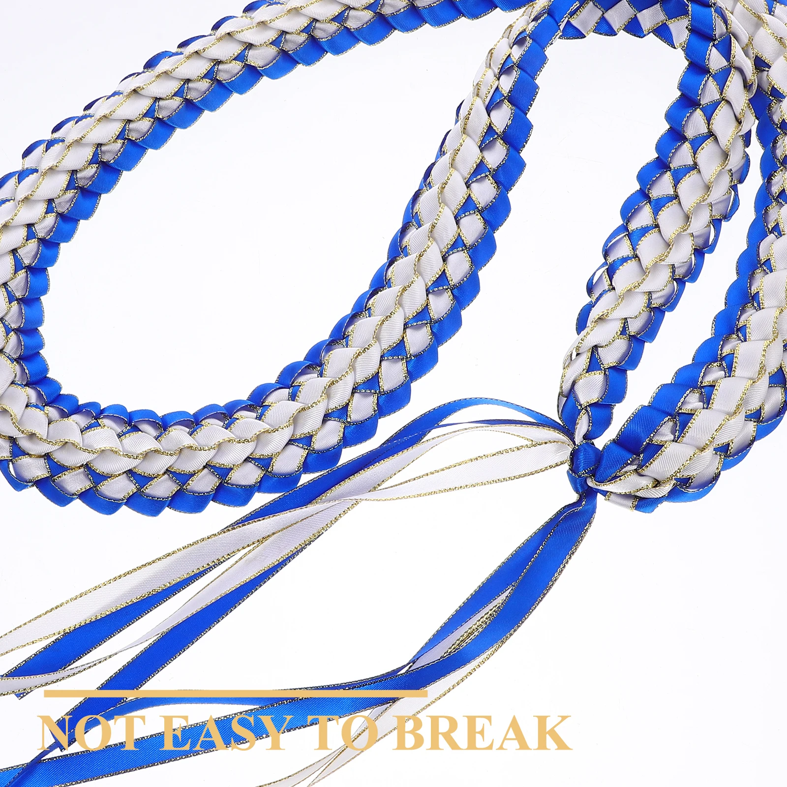 

Garland Necklace Ribbon Graduation Honor Cord High School Cords Black for Braided Decoration