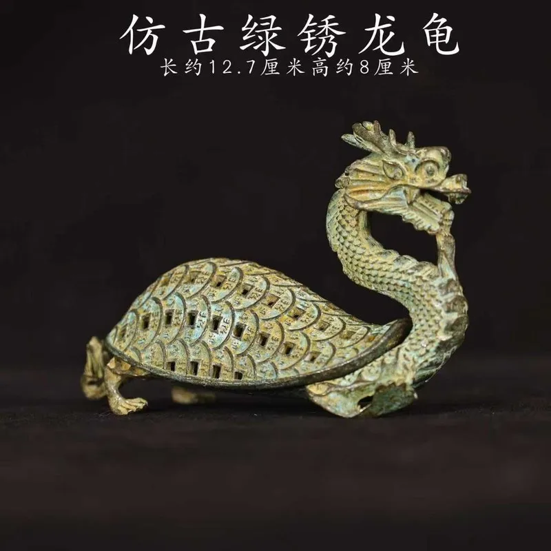 Money Dragon Turtle Incense , Vintage Desktop Craft, Tea Pet Ornament, Home Fragrance Burner