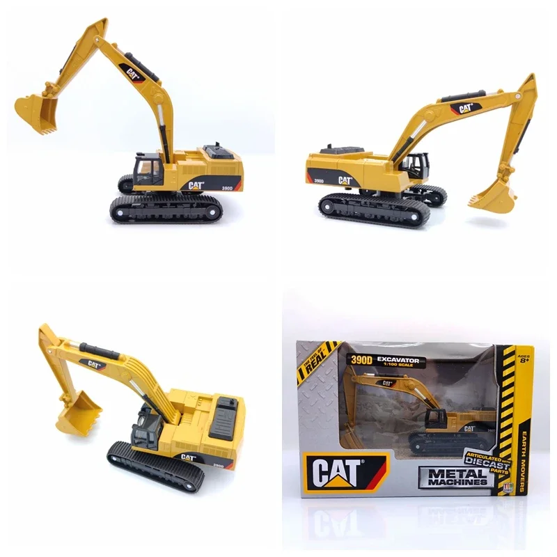 1:100 CAT Die Casting Alloy Model Truck Excavator Dumptruck Bulldozer Toy Car Boy Gift