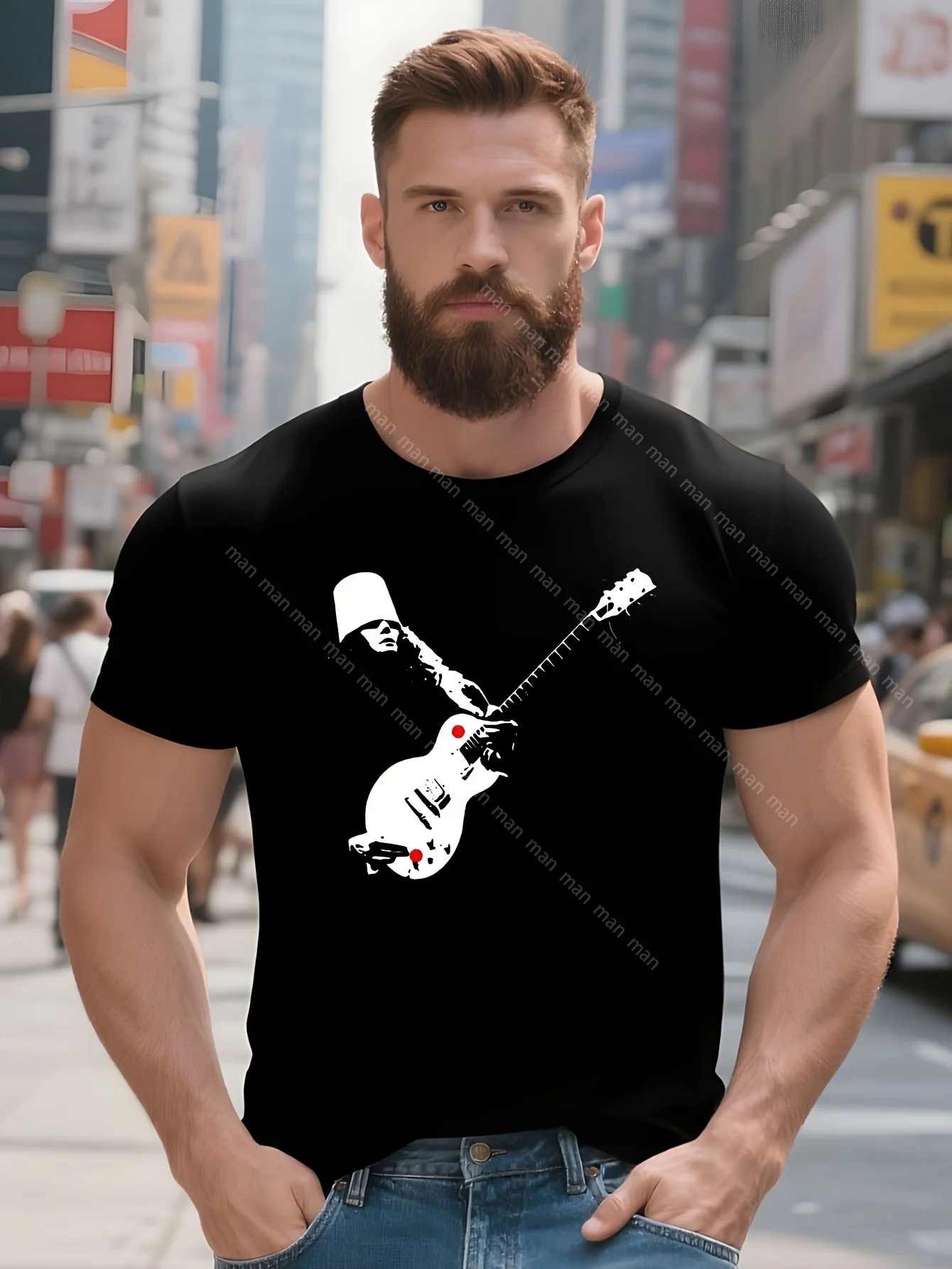 

Buckethead Play Guitar Black T Shirt SweaT s S 4XL Adult High Quality Best Black