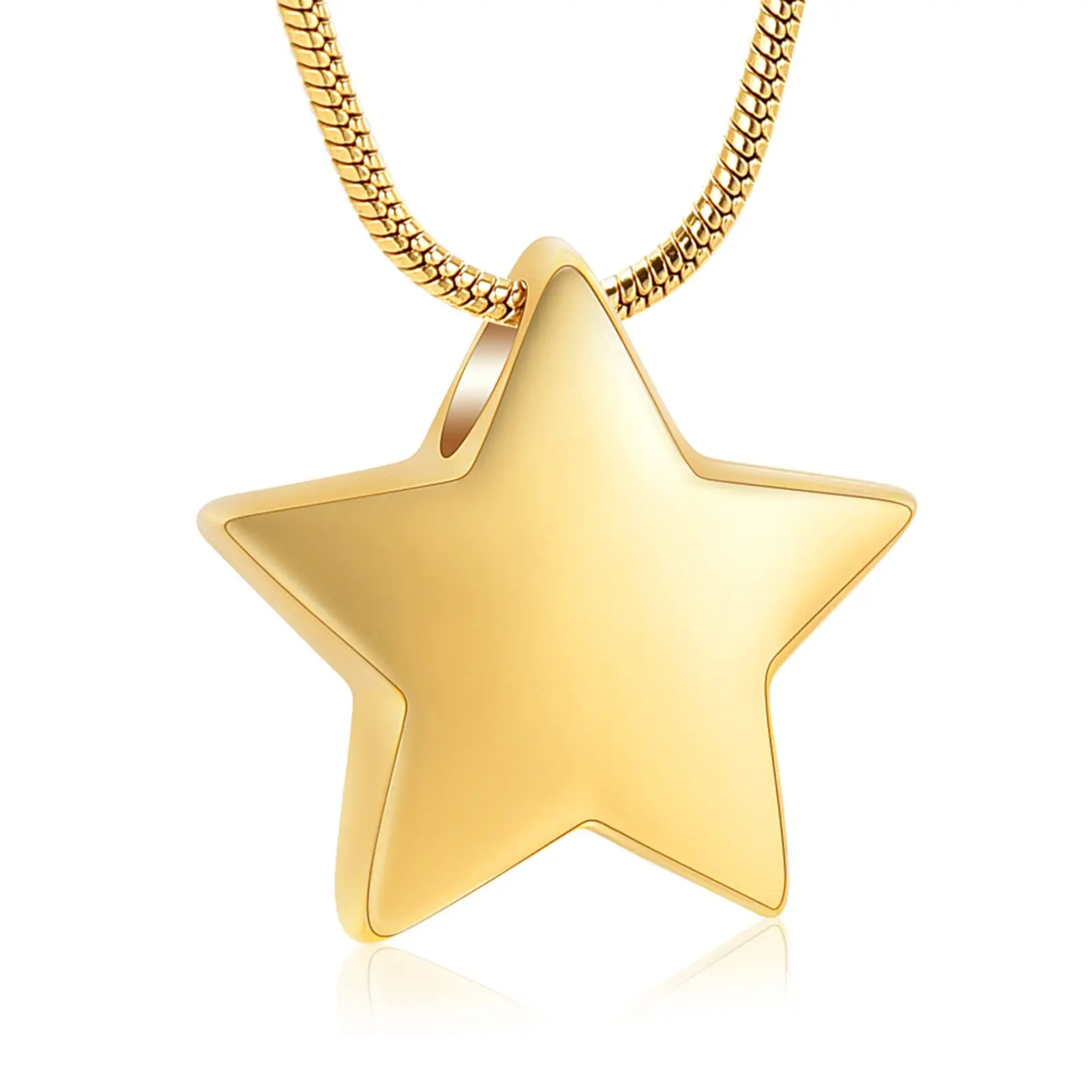 

Urn Necklace for Ashes Star Cremation Jewelry Stainless Steel Memorial Ashes Keepsake Pendant for Women Men Memorial Necklace