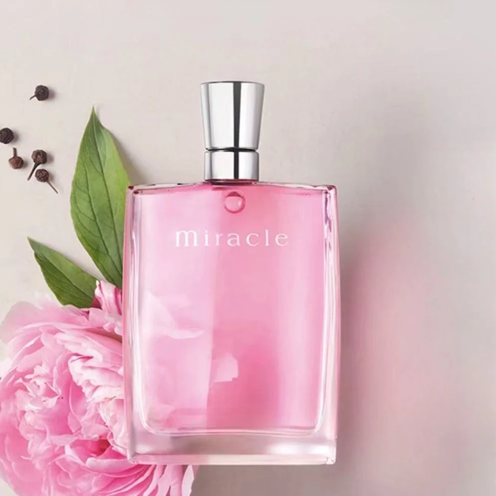 100 مل عطر رومانسي أنيق ماركة ممتازة مزيج من الليتشي الحلو والورد الأنيق طعم الثقة والرومانسية