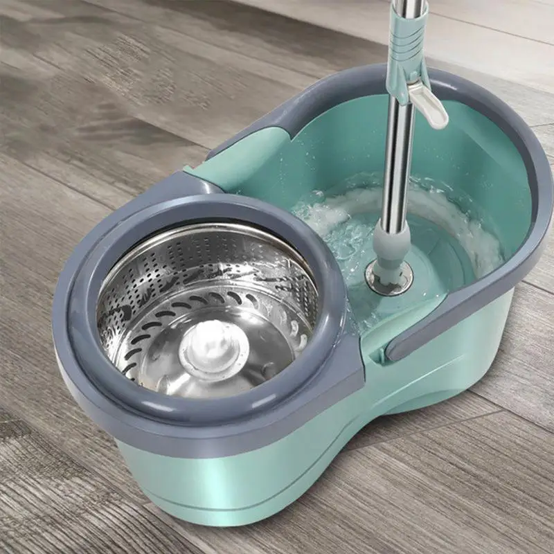 Rotating Spin Mop And Bucket Set With Wringer hands-free Automatic Cleaning Mop bucket For Living Room Kitchen