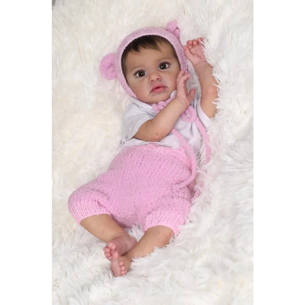 

20inch Chantal Reborn Newborn Baby Doll Soft Cuddly Lifelike Baby Dolls Genesis Painting Skin Veins bebés reborn doll muñecas