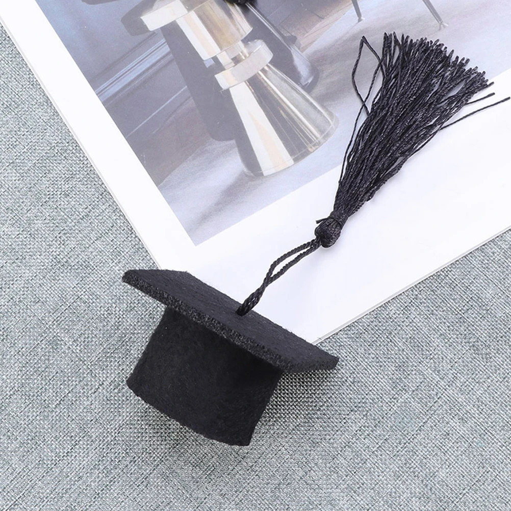 

12 Pcs Doctor Hat Decoration Graduated Doctoral Has Graduation Party Bottle Bachelor's Dessert