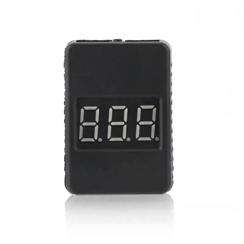 BX100 1-8S Lipo Battery Voltage Tester Low Voltage Buzzer Alarm Dual Speakers For RC Drone Model Battery Monitoring Use