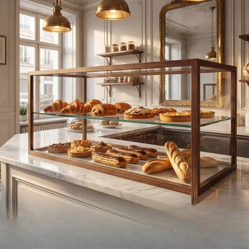 Front desk display rack exquisite dim sum bread display