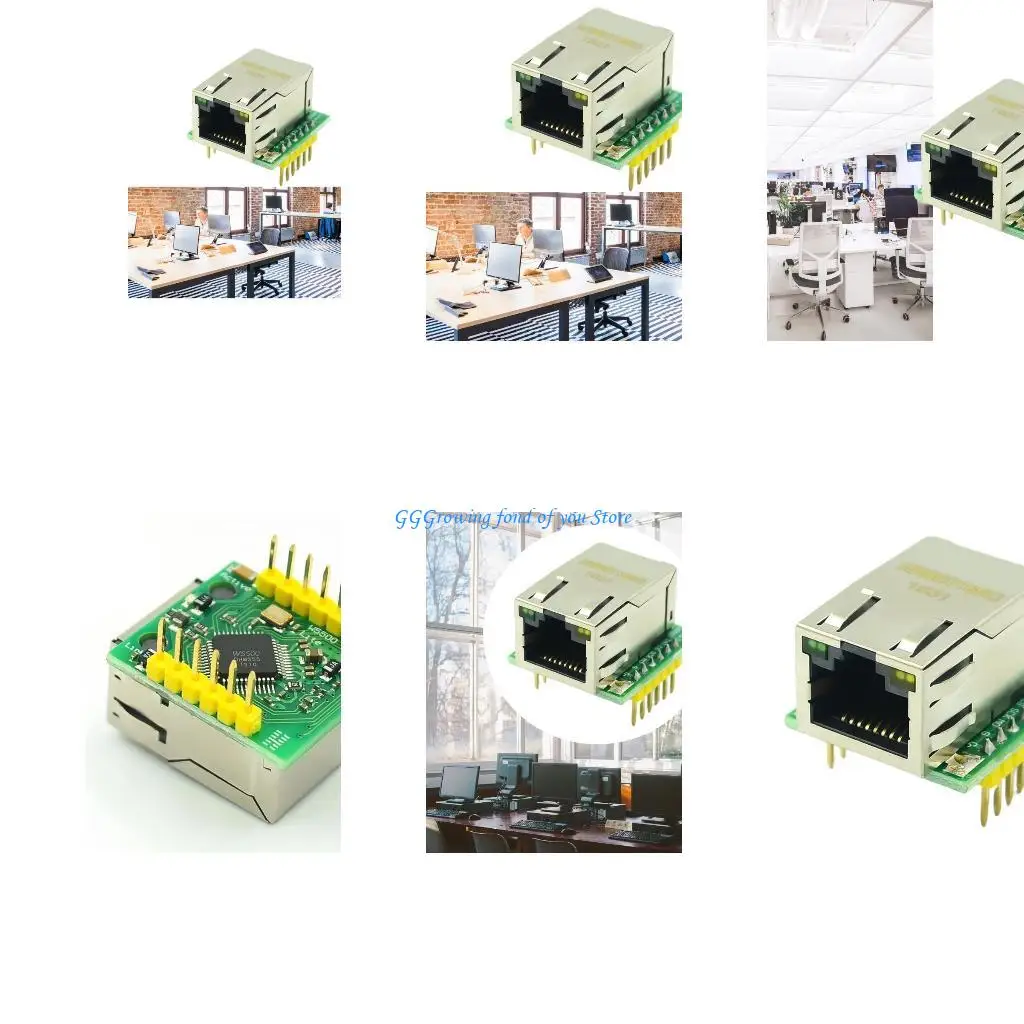 

H9EB Electronics USR-ES1 SPI To LAN W5500 Ethernet Module Hardware / IP 51/STM32 Microcontroller Program