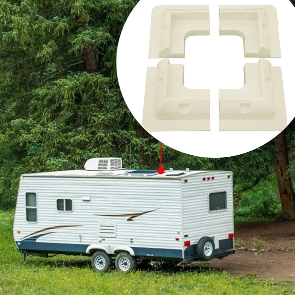 4Pcs Solar Panel Mounting Bracket for Rv Van Campervan Caravan Boat Yacht Flat Roof No Drilling Support High Grade