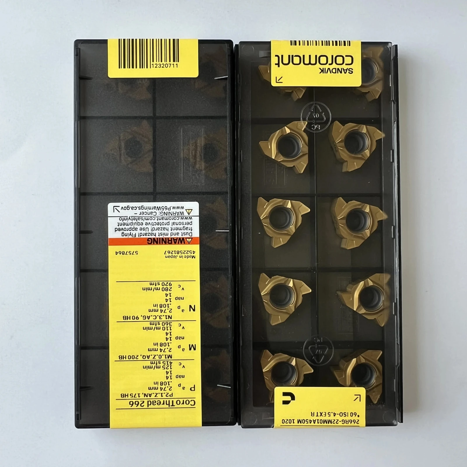 

266RG-22MM01A450M 1020 / Original carbide blade 10 Pcs