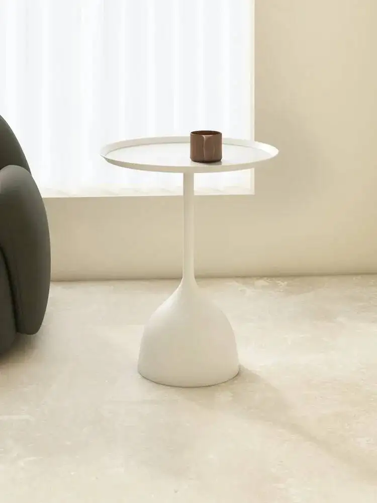 

Sofa Side Table For Table Living Coffee Room Small Round Table Metal Iron Bedside Table Bedside Storage Table 40*60cm
