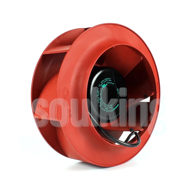 R1G225-AF07-28 225mm air Purification 24v Dc Centrifugal Cooling Fan Brushless Backward Curved Centrifugal Fan for Fan
