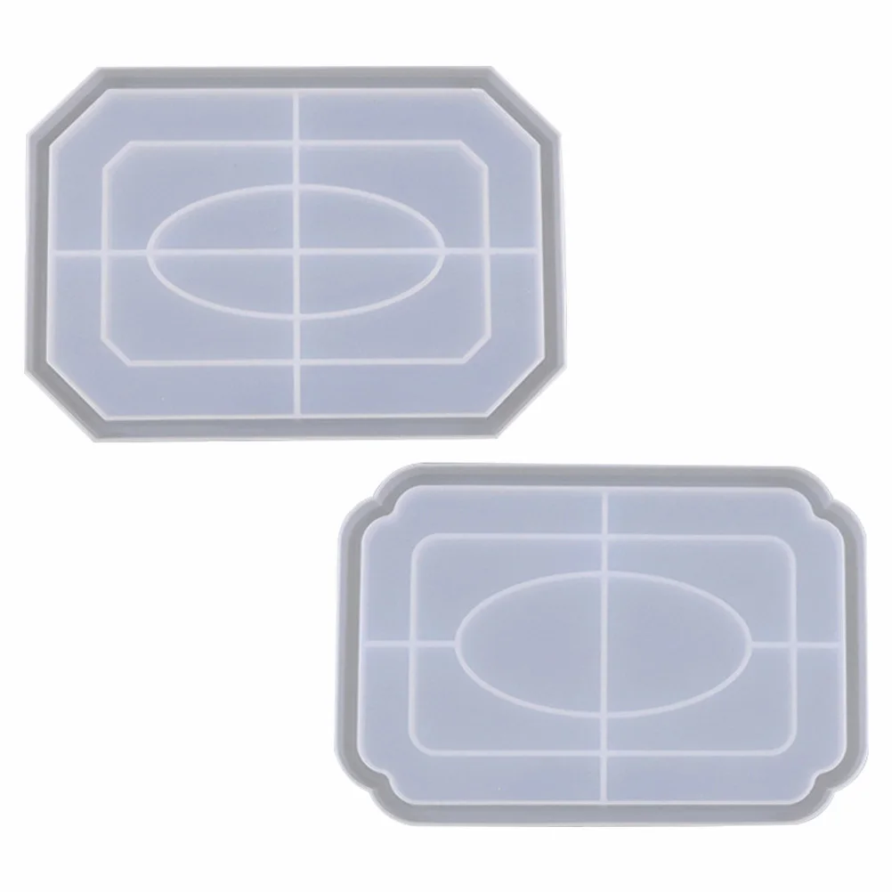

2Pcs Octagonal Mold DIY Resin Craft Fruit Plate Mould Fruit Plate Mould Snack Tray Silicone Casting Jewelry Accessories