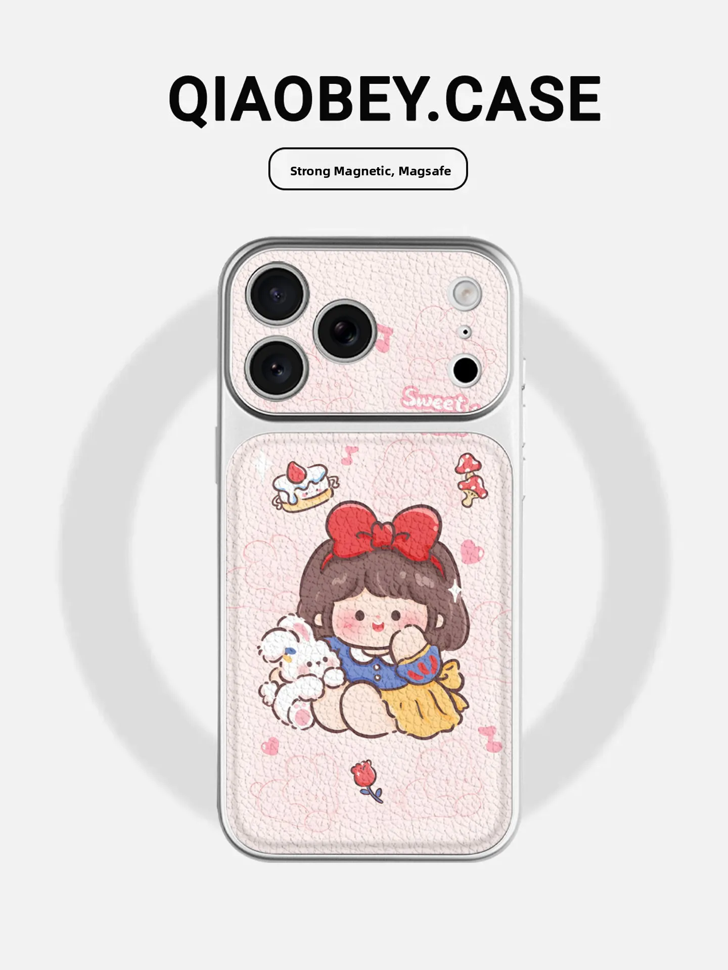 

Rabbit Princess Instant Transform 17 Large Window iPhone 17 Phone Case New Premium 16Promax Cartoon Cute 15 Lens Full C...