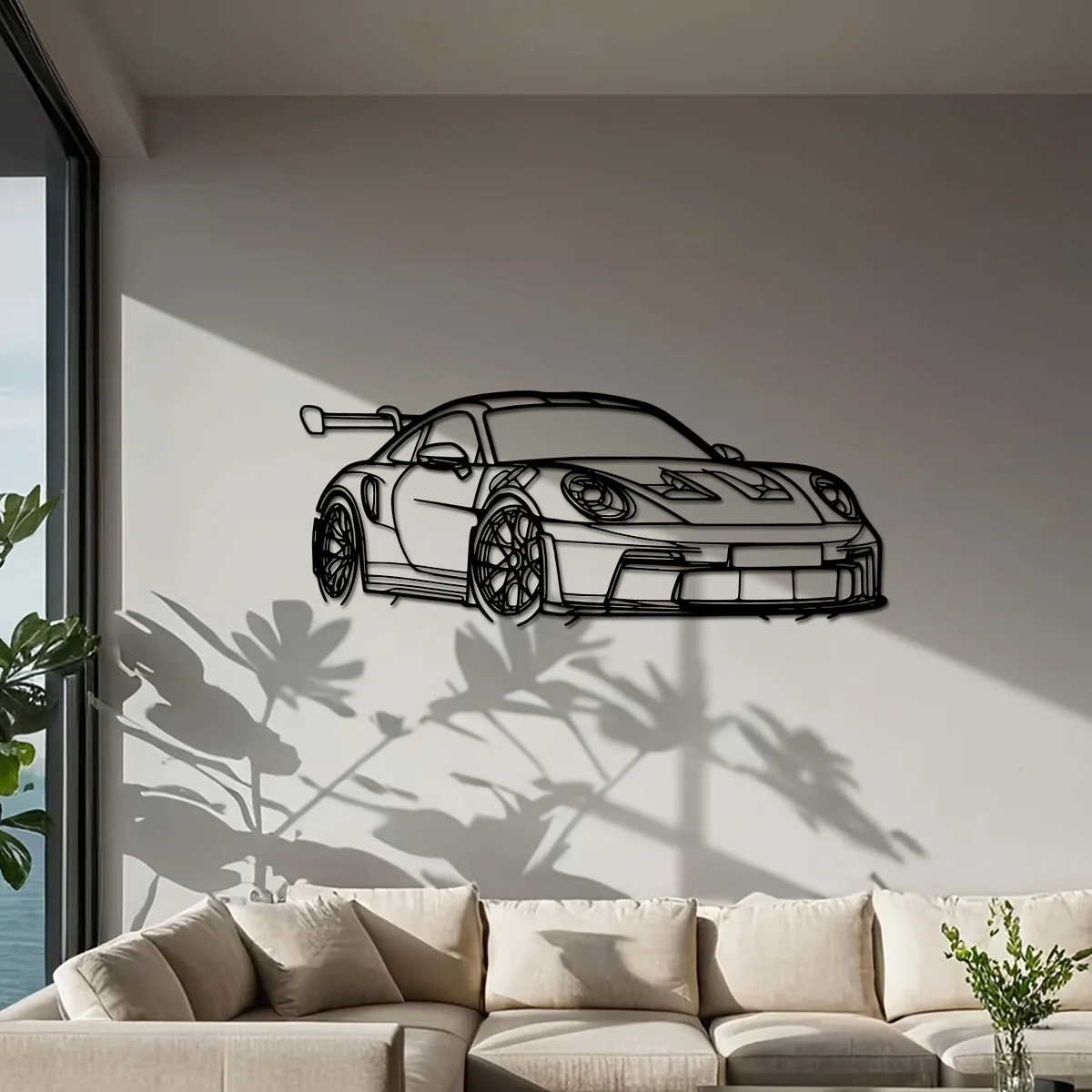 1pc for Supercar Metal Wall Art - 15.75